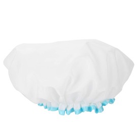Double Layer Waterproof Shower Cap Thickening Elastic Women Bath Hat Hat for Children and Adults
