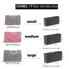 Lckaey 19 Flap Small Bag felt Organizer storage cosmetic bag