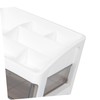 CAXUSD Office Storage Box Multi Makeup Organizer Tabletop Storage Case