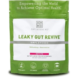 Amy Myers MD Leaky Gut Revive Powder for Leaky Gut Repair -L Glutamine, Slippery