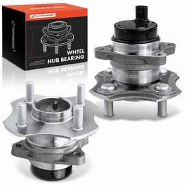 A-Premium 2 x Rear Wheel Bearing and Hub Assembly with ABS & 4-Lug Compatible with Scion XB 2004-2006, XA 2004-2006 & Toyota Echo 2000-2005, with 4-Wheel ABS