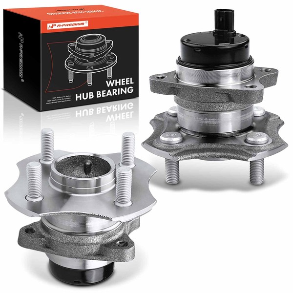 A-Premium 2 x Rear Wheel Bearing and Hub Assembly with