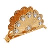 Golden Metal Napkin Holder Exquisite Light Luxury European Style Zinc