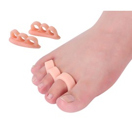 Lumiele Toes Separate, For Both Feets, Middle Toe, One Size Fits Most, Unisex (Skin Color)
