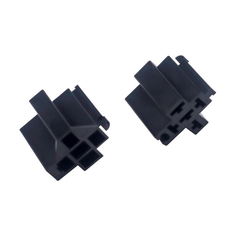HiSport 5-Pin 12V 30A/40A Relay Connector with 6.3mm Terminals (5-Pack),