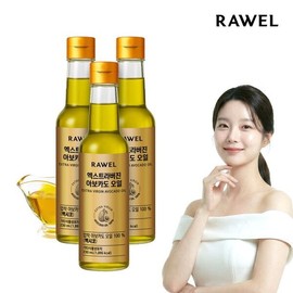 Roel [Roel] Extra virgin 100% avocado oil 230ml 3 bottles/HASS premium variety/cold-pressed extract / [로엘] 엑스트라버진 100% 아보카도 오일 230ml 3병/HASS프리미엄품종/냉압착추출