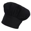 CHEFSKIN - Gorro de chef para niños, color negro, Negro,