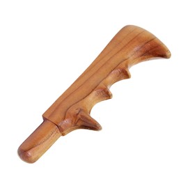 Gua Sha Massage Stick - Wooden Natural Body Massager Tool,Travel Size Manual Scalp Scrubber Health Care Supplies for Neck Back Shoulder Spa Home Relaxation