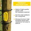 Cut Off Switch Electric Fence Switch of Plastic Single Pole-Yellow