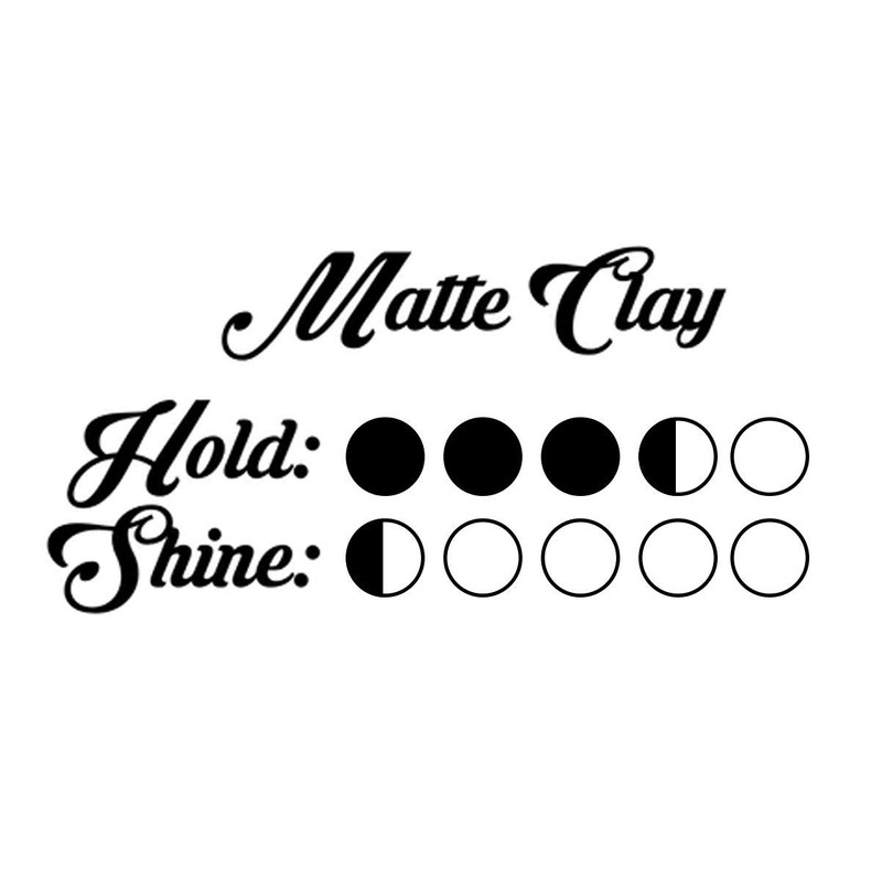 Matte Styling Clay For Men - 4oz Beautifully Crafted Tin