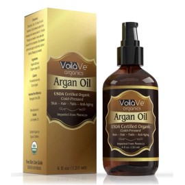 VoilaVe Voila Ve Organics Body Skin Hair Anti-Aging Certified Organic Argan Oil