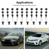US 100 Car Body Plastic Trim Retainer Fastener Clips Push
