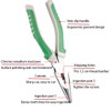 VIVIIHOO Long Nose Pliers 200 mm Pointed Combination Pliers Flat
