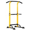 DlandHome Power Tower Dip Station Pull Up Bar for Home