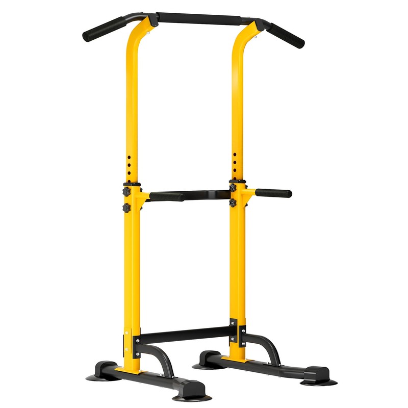 DlandHome Power Tower Dip Station Pull Up Bar for Home