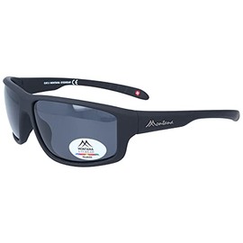 Polarising Montana Eyewear SP313 Sunglasses Matte Plastic with Black / Grey Fabric Bag