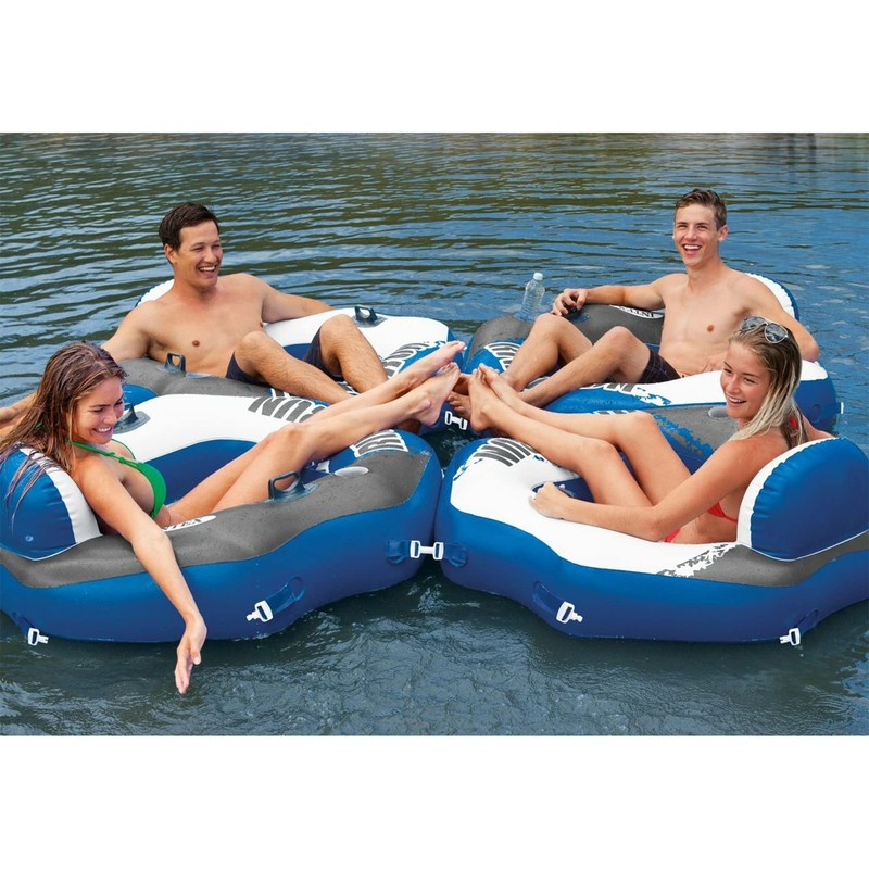 Intex 58854EP River Run Single Person Inflatable Connecting Lounge Tube