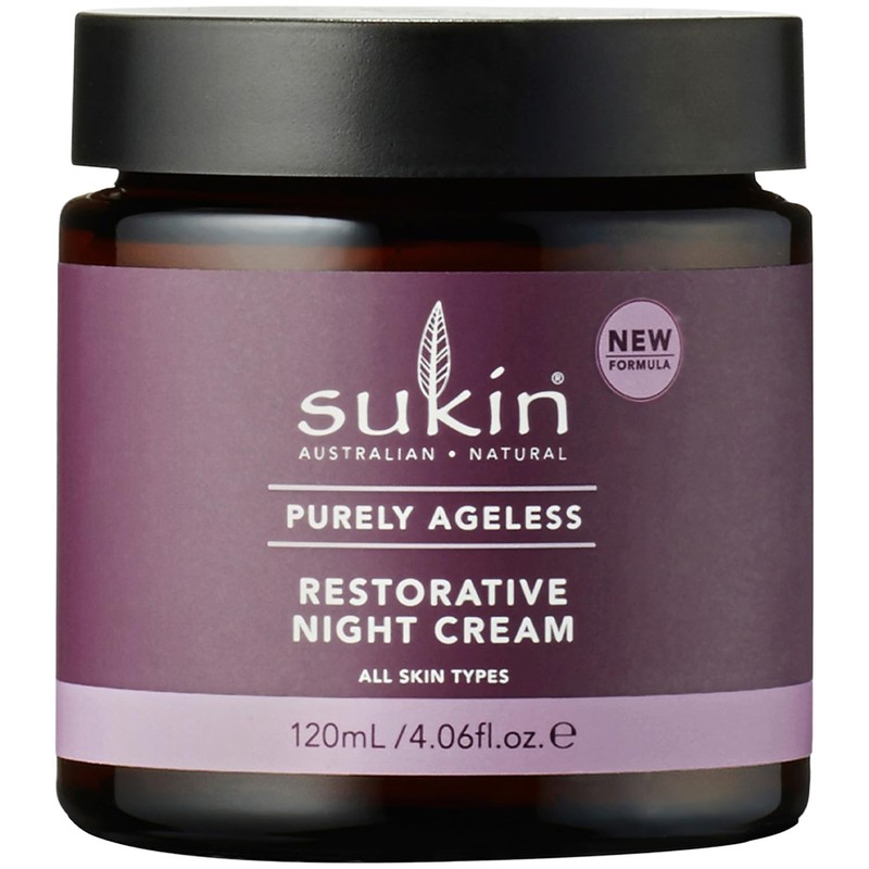 Sukin Crema De Noche Restauradora Puramente Ageless, 4.06 Fl Oz