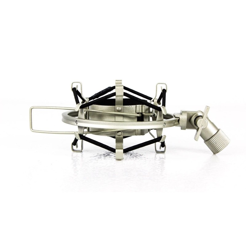 MXL Silver Shock Mount, compatible with Audio-Technica 40-Series Microphones
