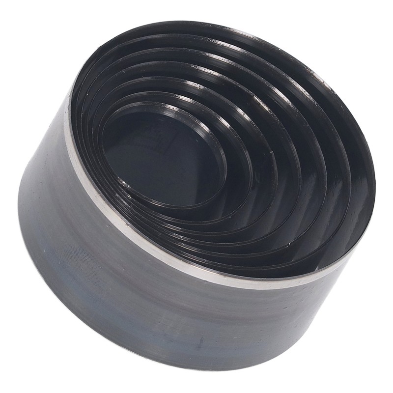 7PCS Set Leather Cutting Dies Set Round Shape Leather Round