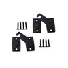 QCAA Solid Brass Shutter Bar/Door Latch, 7/8" x 2-3/32", Matte