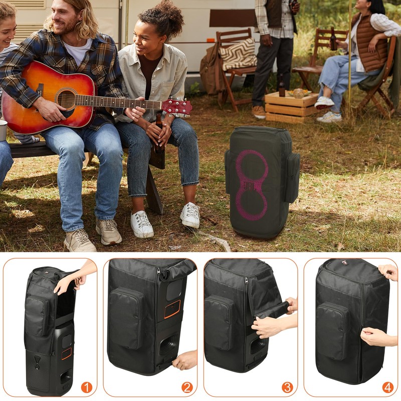 TXEsign Speaker Cover Case for JBL PartyBox Club 120 Portable