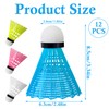 FYSL Shuttlecock Set of 12 Durable Badminton Balls, High-Quality Nylon