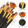 Landrain Set of 12 make-up brushes for children's make-up with