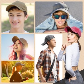 ViEinkaufen 3 Pack Baseball Caps Adjustable Washed Vintage Hat Cotton Distressed Base Ball Caps for Men Women Fashion Outdoor Golf Tennis