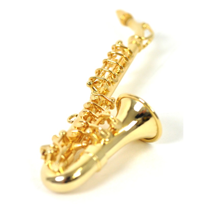 Sunrise Sound House Miniature Musical Instrument Alto Saxophone 1/12 Gold