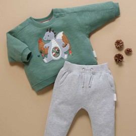 Purebaby Hungry Dragon Windcheater, 000 (0 - 3 Months)