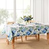 Elrene Home Fashions Hydrangea Bloom Floral Butterfly Double Border Spring/Summer