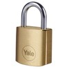Yale - Y110B/20/111/2 Standard Security 20mm Messing Vorhängeschloss, Packung von