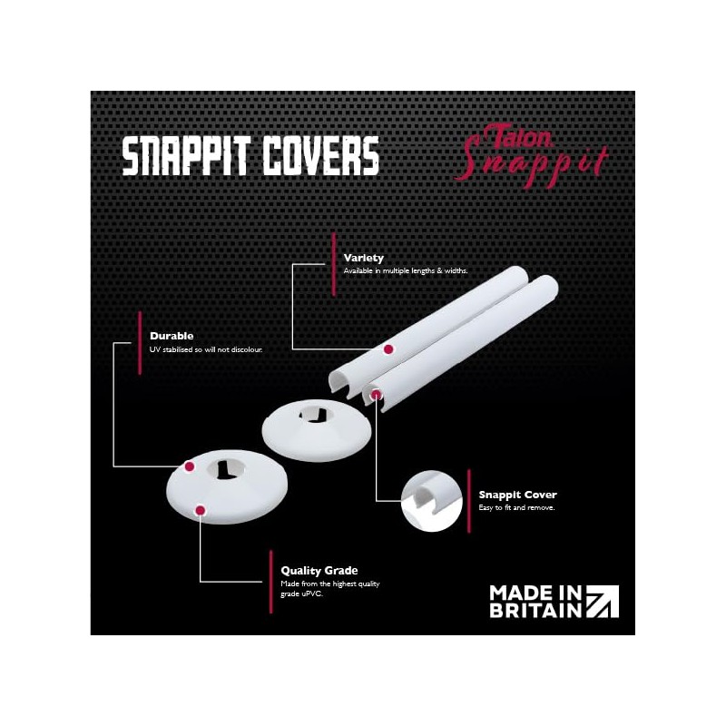 Talon - Snappit - Anthracite Grey Pipe Cover - Pipe