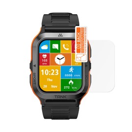 AMAZTIM Puccy 2 Pack Screen Protector, compatible M2 5ATM Smart Watch smartwatch Guard （ Tempered Glass Protectors）