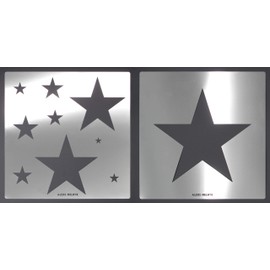 Aleks Melnyk #59 Wall Stencils for Painting Large Pattern Kids, Metal Space Celestial Stencils, Night Sky Star, Star Cluster, Templates for Crafts, Paint and Home Decor, Girls Boys Room Wall Decor