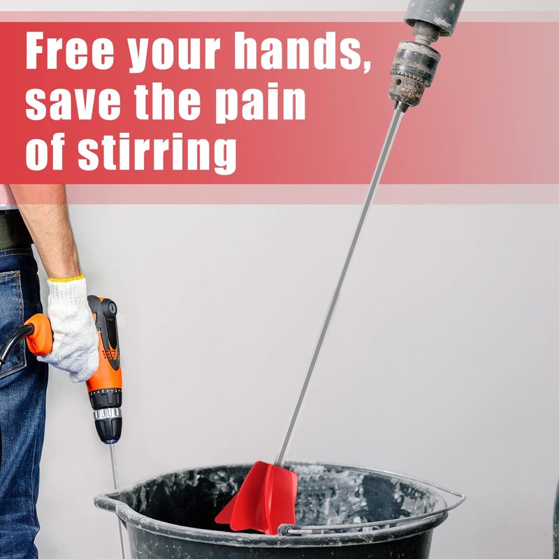 Loosh 3 Pcs 11 Inch Paint Stirrer for Drill, Paint
