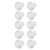 30pcs Hearing Amplifiers Eartips Soft Silicone White Accessories Replacement Earbud
