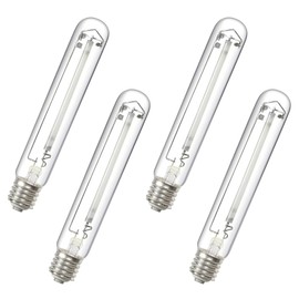 iPower 400W HPS Grow Light Bulb Lamp for Plants Growth, Pressure Sodium Bulb Lamp with High PAR Enhanced Red and Orange Spectrums, CCT 2100K, 4 Pack