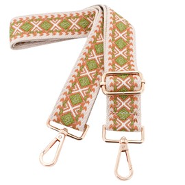 Wide Purse Strap Adjustable Replacement Crossbody Bag Strap Silver Hardware Shoulder Straps for Canvas Tote Handbags