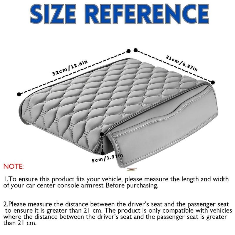 Car Center Console Armrest Protector, Plaid Pattern Car Armrest Protective