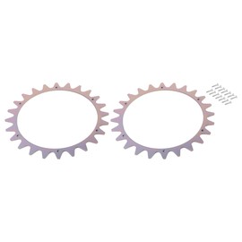 Tiardey 1Pair Traction Wheel Spikes for Worx L Robot Mower 225mm Stainless Steel Anti-slid Wheel Spikes Compatible with WR153E WR155E WR147E.1 WR148E
