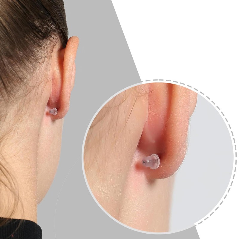 6 Styles Earring Backs for Studs, Metal Silicone Earring Backs