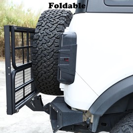 MERXENG Folding Hitch-Mounted Cargo Basket - 750 Lbs Heavy-Duty Hitch Mount Cargo Carrier for 2" Receiver, Ideal Luggage Storage for SUV, RV, Truck, and Trailer