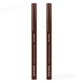 The Saem Eco Soul Power Proof Ultra Slim Eyeliner BR03 Teddy Brown... Basic / 더샘 에.코 소울 파워프루프 초슬림 아이라이너 BR03 테디 브라운 ... 기본