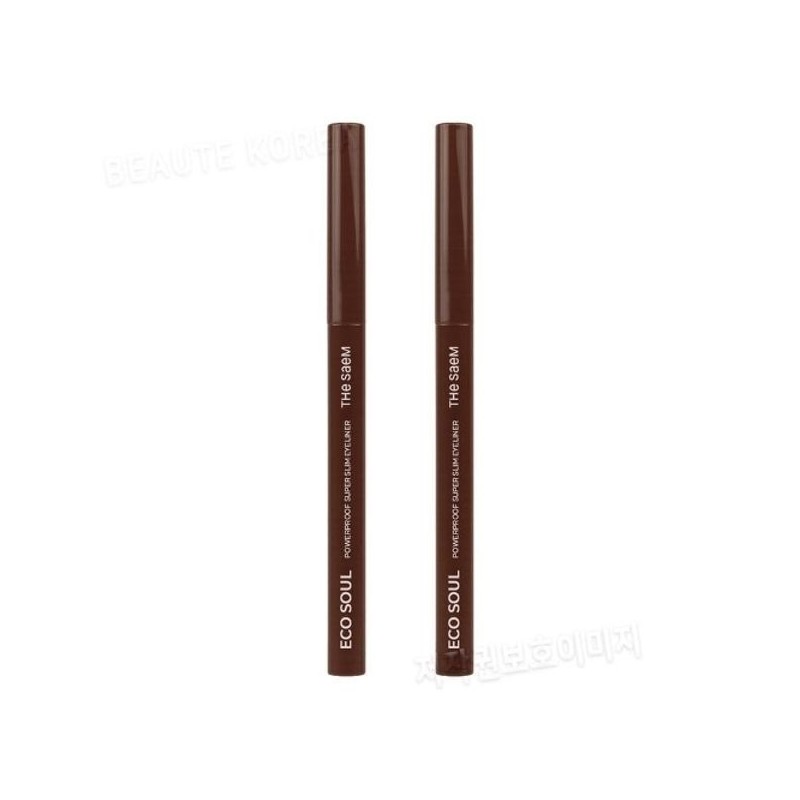 The Saem Eco Soul Power Proof Ultra Slim Eyeliner BR03