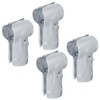 OTTFF 4 Pack 2" (1-7/8" OD) End Rail Clamp T