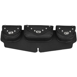 Three Pocket PVC Windshield Bag with Studs WS21