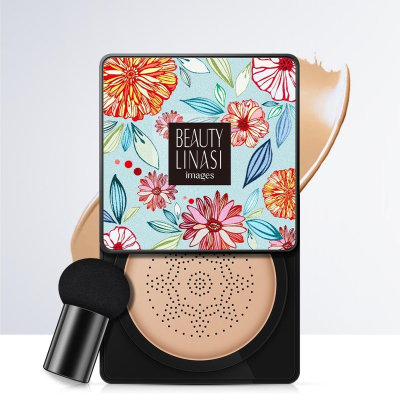 Voluroky Cushion Foundation - Whitening, Glossy, Beautiful, Moisturized & Bright,
