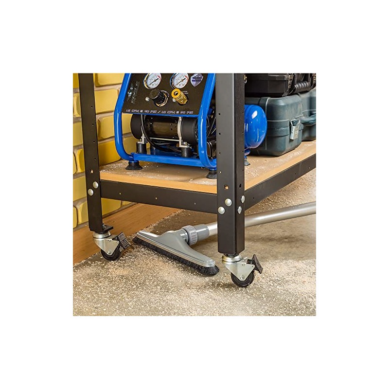 Industrial Shop Vacuum Floor Sweep with Swiveling Head